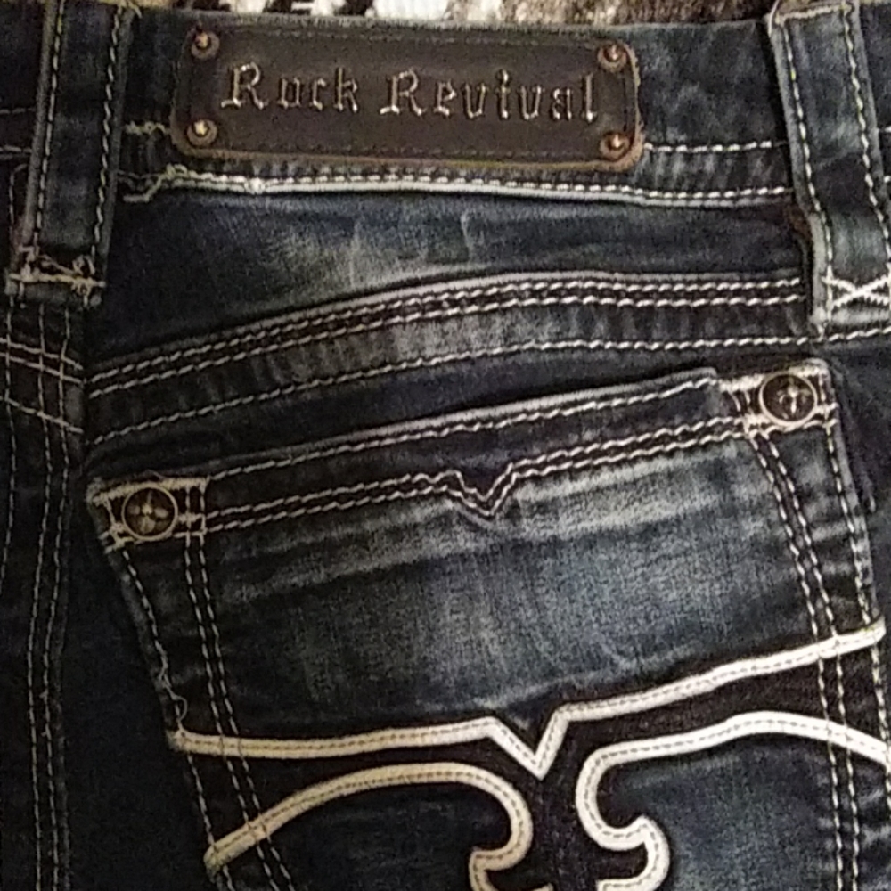Rock Revival Skinny Jeans 16×30